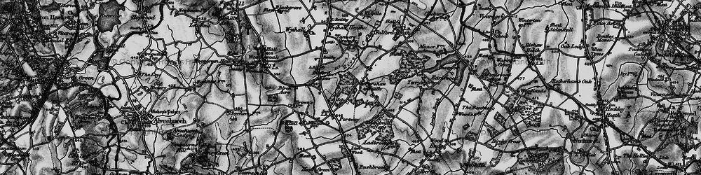 Old map of Forshaw Heath in 1898