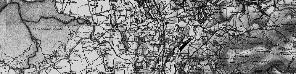 Old map of Forton in 1896