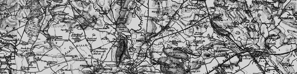Old map of Forton in 1897
