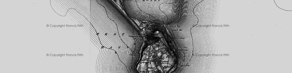 Old map of Fortuneswell in 1897