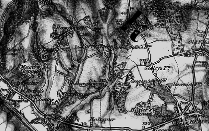 Old map of Forty Green in 1896