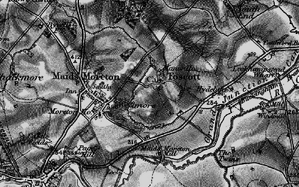 Old map of Foscote in 1896