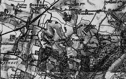 Old map of Fostall in 1895
