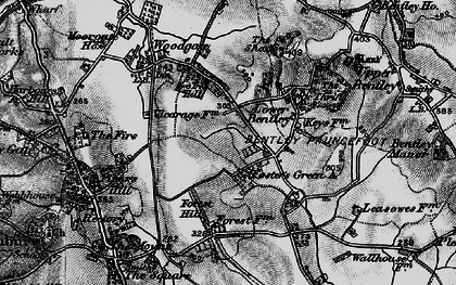 Old map of Foster's Green in 1898