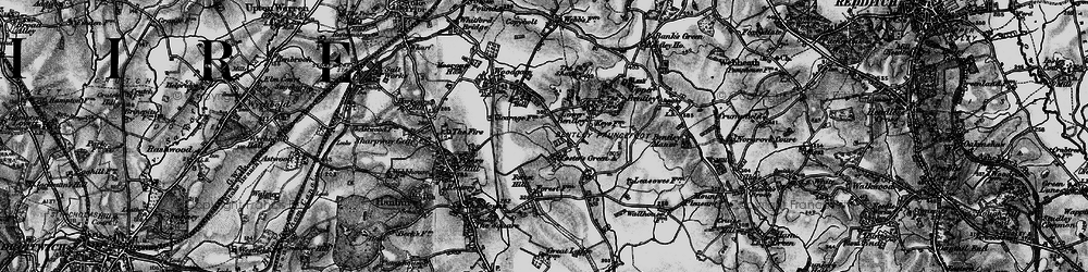 Old map of Foster's Green in 1898