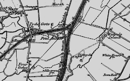 Old map of Foul Anchor in 1898