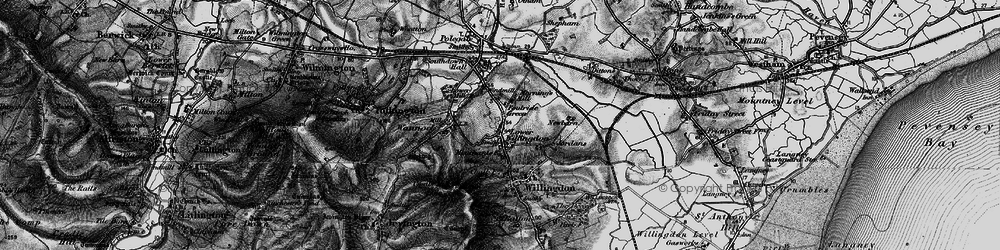 Old map of Foulride Green in 1895