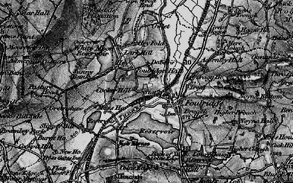 Old map of Bent Laithe in 1898