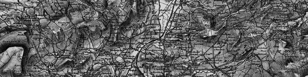 Old map of Foulridge in 1898