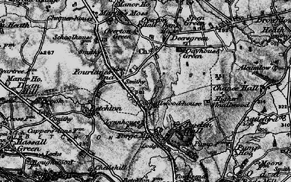 Old map of Betchton Ho in 1897