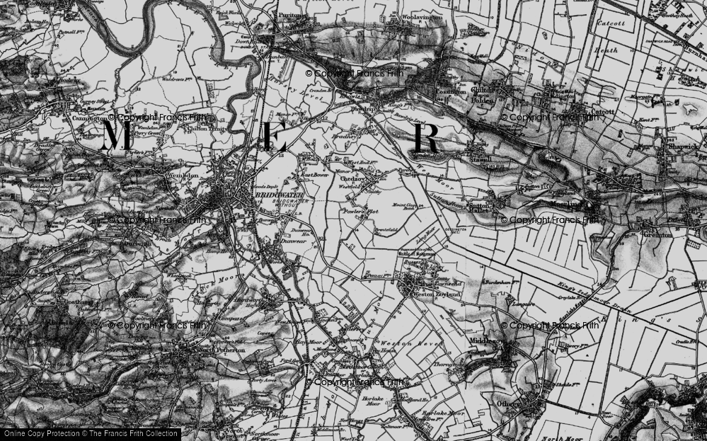 Old Map of Fowler's Plot, 1898 in 1898