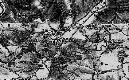Old map of Fox Hatch in 1896