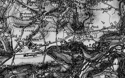 Old map of Fox Hill in 1898