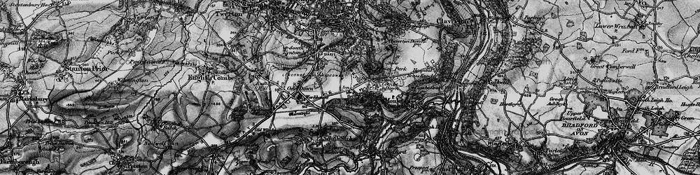 Old map of Fox Hill in 1898