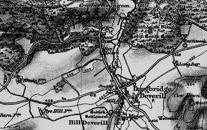 Old map of Fox Holes in 1898