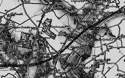 Old map of Fox Street in 1896