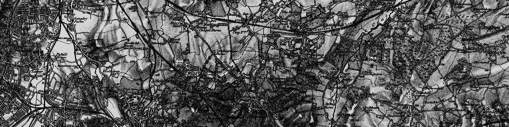 Old map of Foxbury in 1895