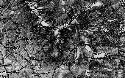 Old map of Foxcombe Hill in 1895