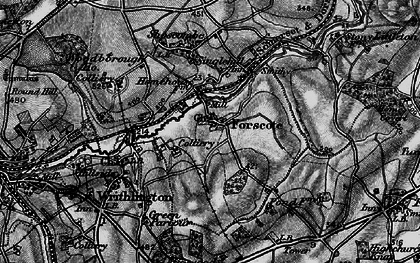 Old map of Foxcote in 1898