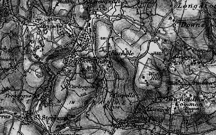 Old map of Foxhole in 1895