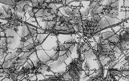 Old map of Fraddam in 1896