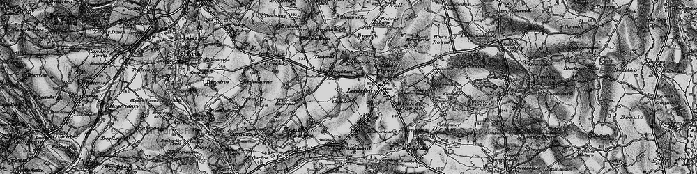 Old map of Fraddam in 1896