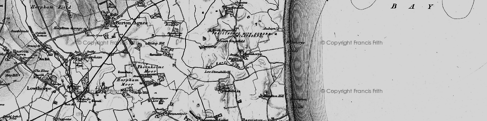 Old map of Fraisthorpe in 1897