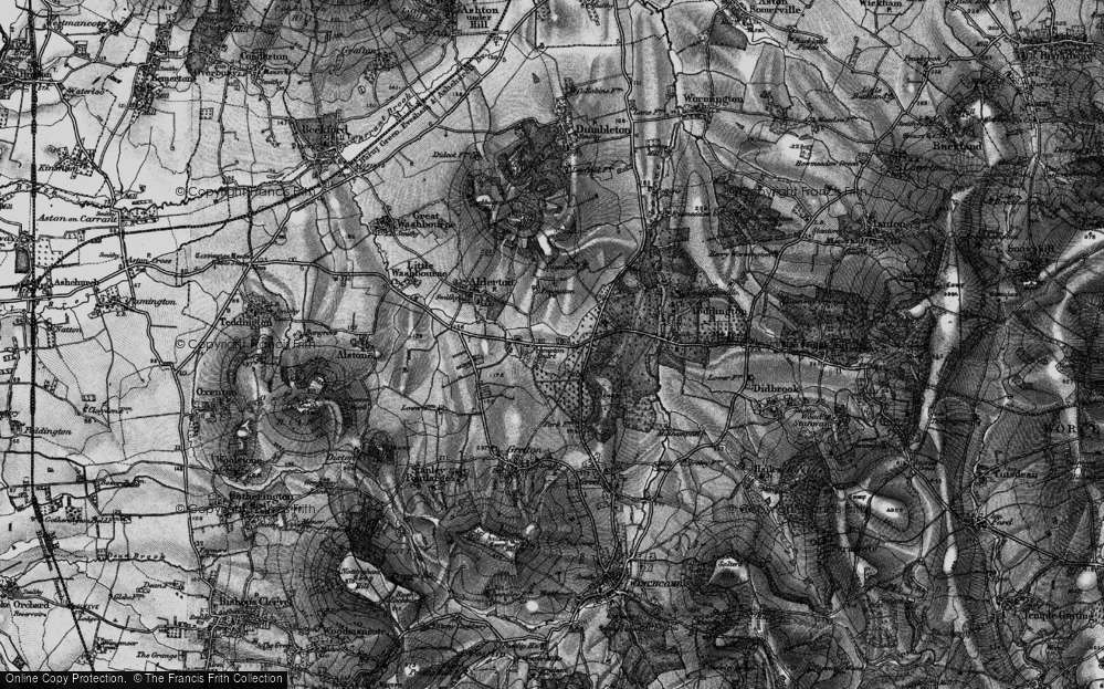 Old Map of Frampton Court, 1896 in 1896