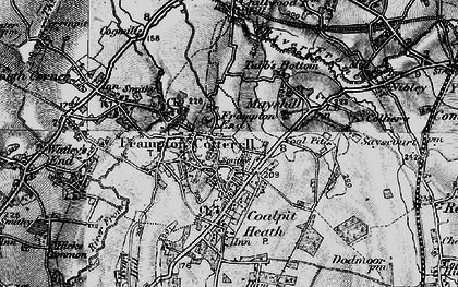 Old map of Frampton End in 1898
