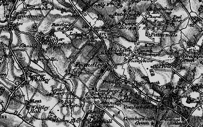Old map of Frandley in 1896