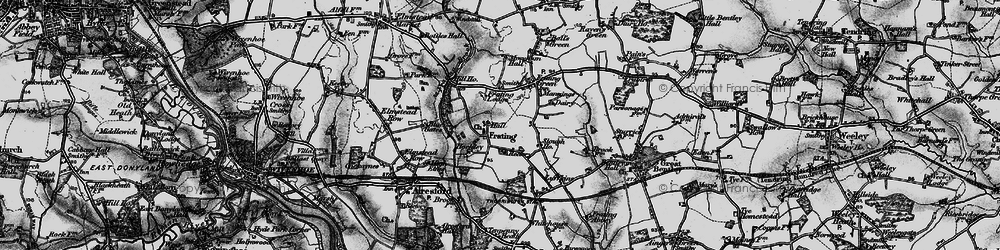 Old map of Frating in 1896