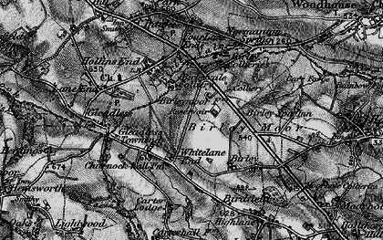 Old map of Frecheville in 1896