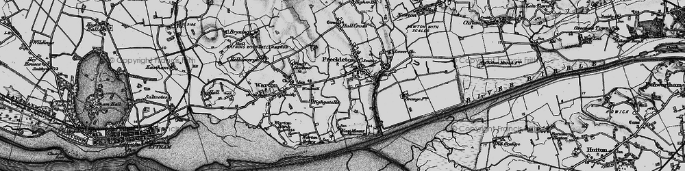 Old map of Freckleton in 1896