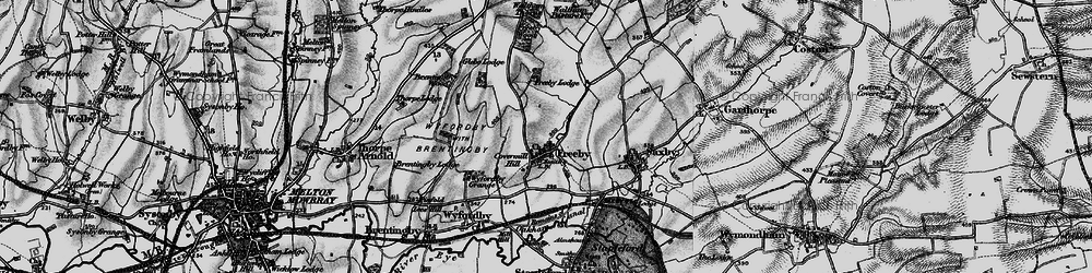 Old map of Freeby in 1899