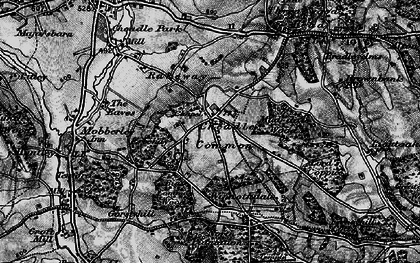 Old map of Freehay in 1897