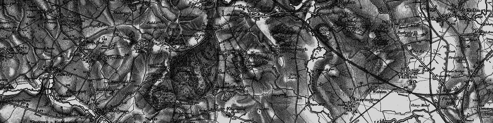 Old map of Freeland in 1895