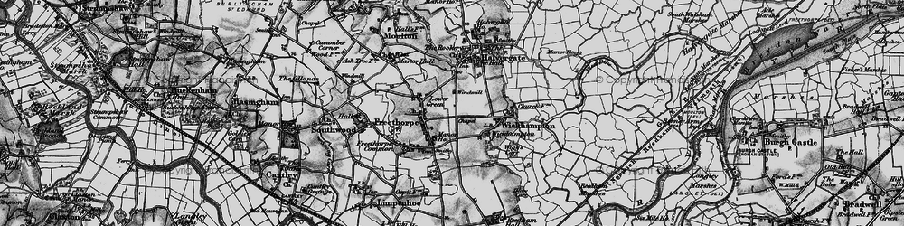Old map of Freethorpe in 1898