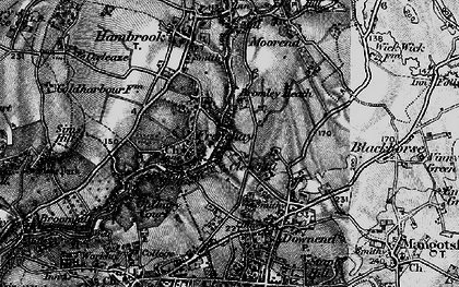 Old map of Frenchay in 1898