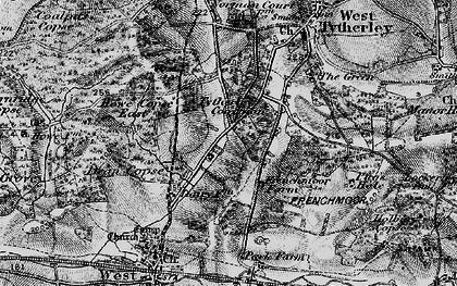 Old map of Bentley Wood in 1895