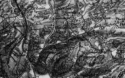 Old map of Friar's Hill in 1895