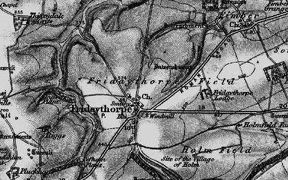 Old map of Fridaythorpe in 1898