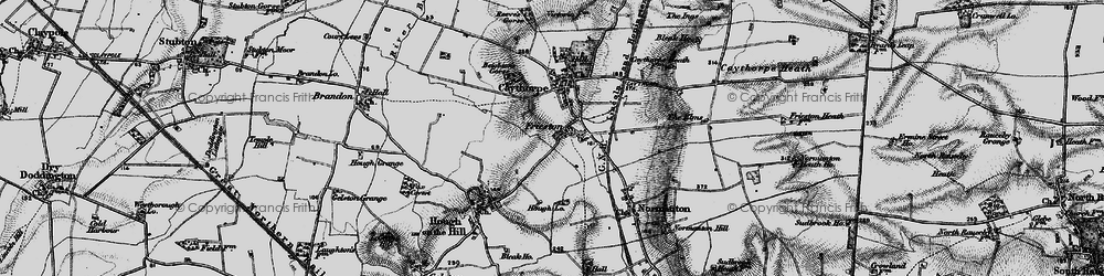 Old map of Frieston in 1895