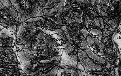 Old map of Frieth in 1895