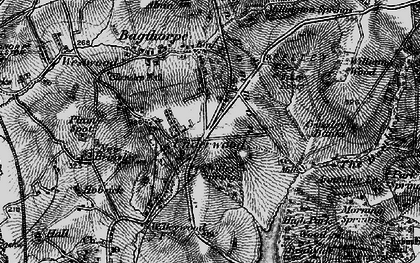 Old map of Beauvale Ho in 1895