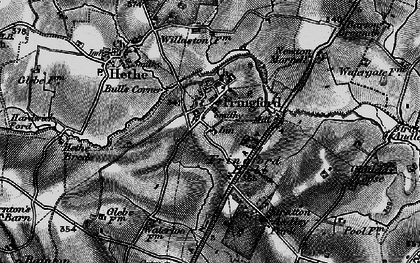 Old map of Fringford in 1896