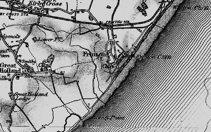 Old map of Frinton-On-Sea in 1896