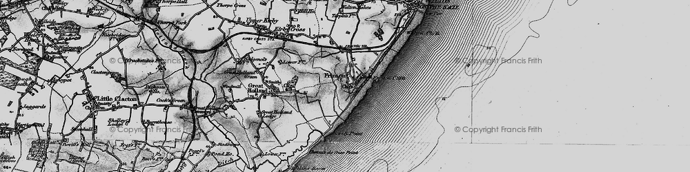 Old map of Frinton-On-Sea in 1896
