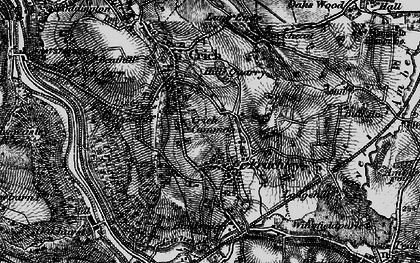 Old map of Fritchley in 1895