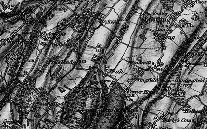 Old map of Frith in 1895