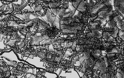 Old map of Frith Common in 1898